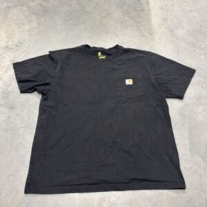 Carhartt ShortvSleeve T-shirt Original Fit Mens Size‎ Large Black Heavyweight